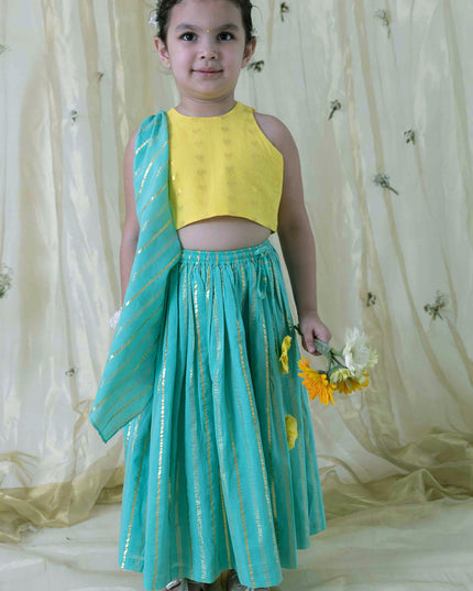 Little Miss Sunshine Lehenga Set - Yellow