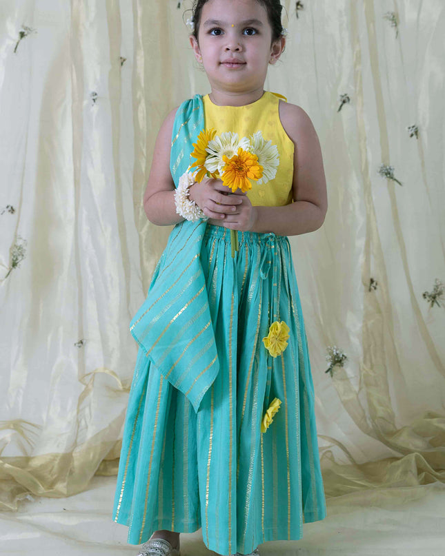 Little Miss Sunshine Lehenga Set - Yellow