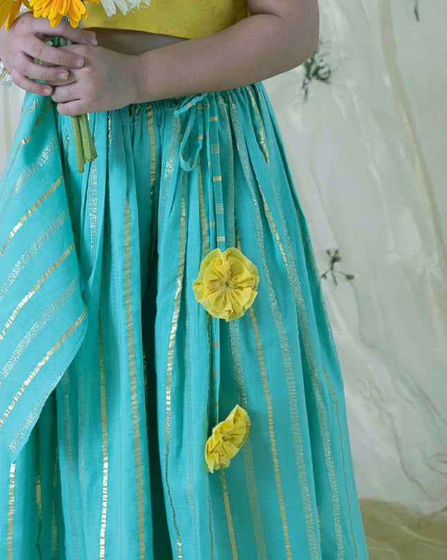 Little Miss Sunshine Lehenga Set - Yellow