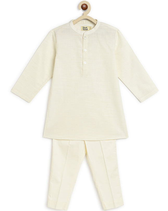 Khwabeeda Sherwani set for Boys - Black