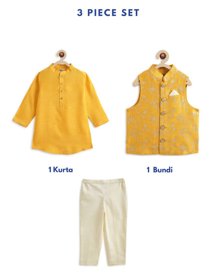 Inaayat Brocade 3 Pc Bundi Set