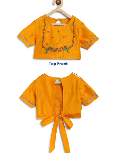 Floral Fun Lehenga Set - Red