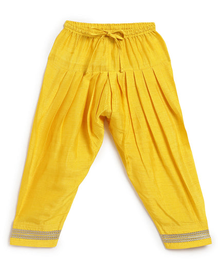 Nargis Silk Suit Set for Girls - Pink