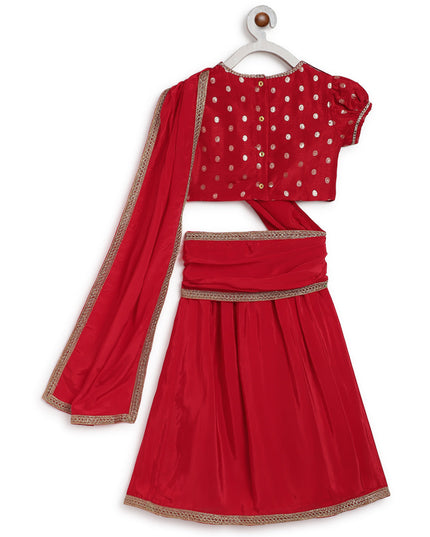 O’ Desi Girl Sari Set - Red