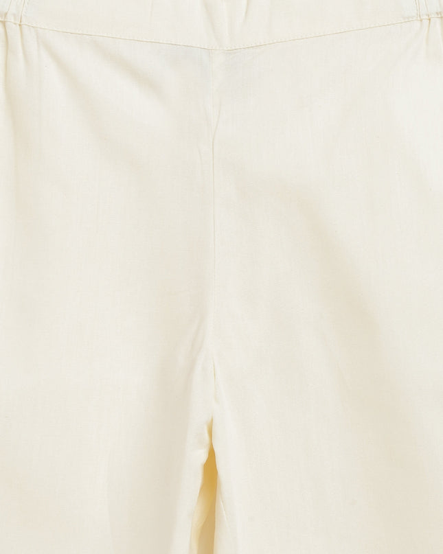 Boy Bandhani Print Cotton Kurta Set - Red