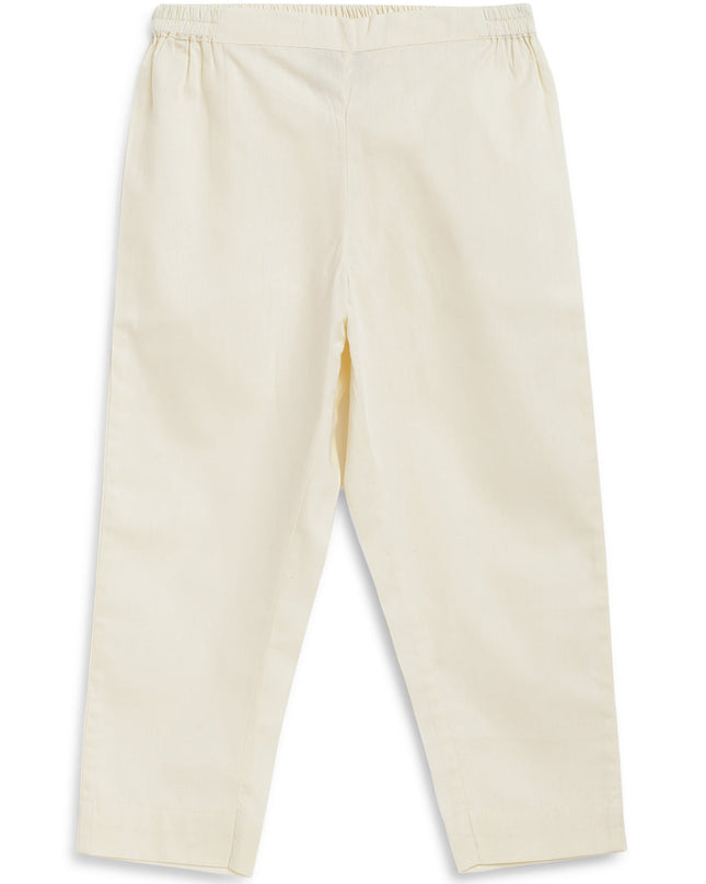 Boy Bandhani Print Cotton Kurta Set - Red