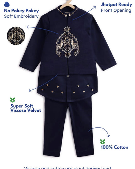 Royal Peacock 3 Pc Bundi Set
