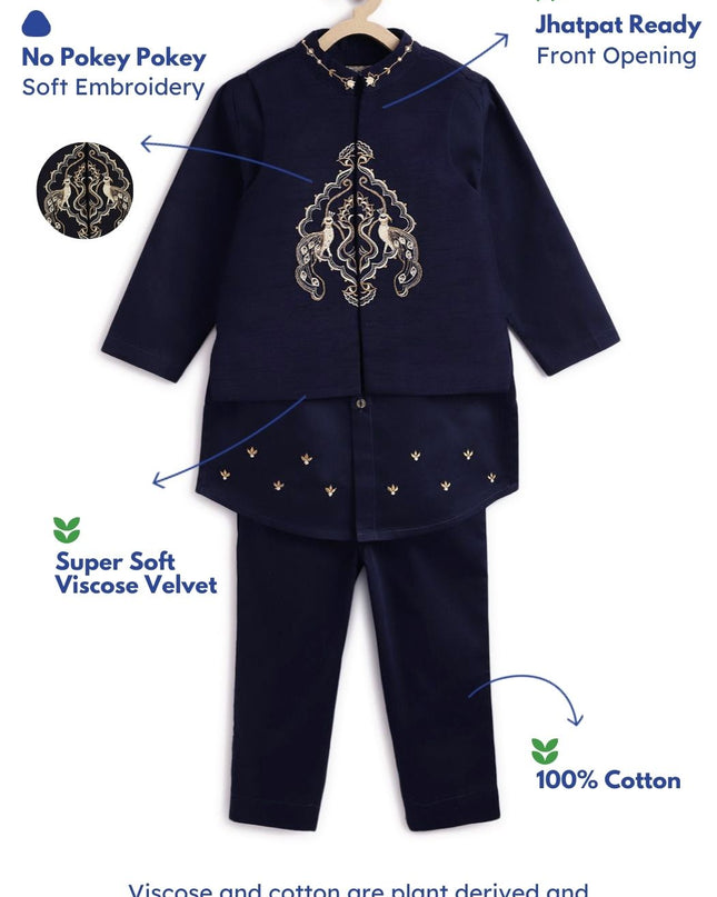 Royal Peacock 3 Pc Bundi Set