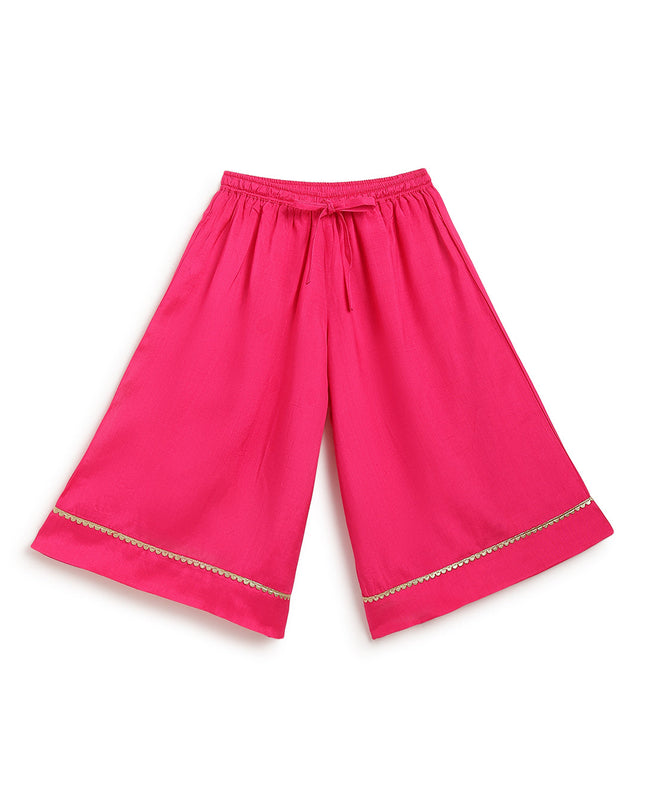 Fuchsia Bloom Brocade Suit Set