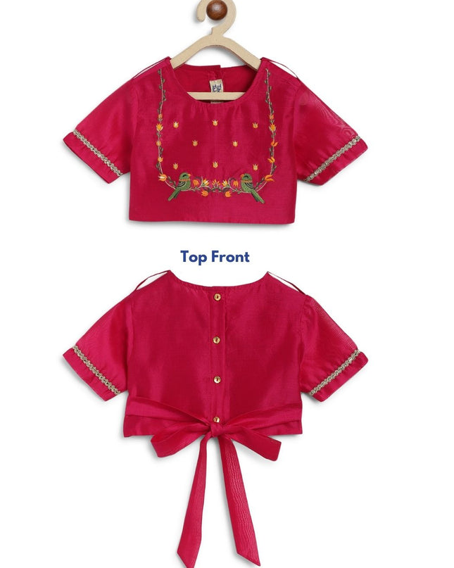 Floral Fun Lehenga Set - Yellow